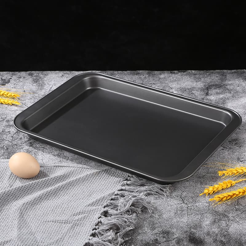 Commercial Carbon Steel Baking Pan, Non-Stick Rectangular Baking Tray for Food Factory, Cake Baking Pan, Bread Baking Pan