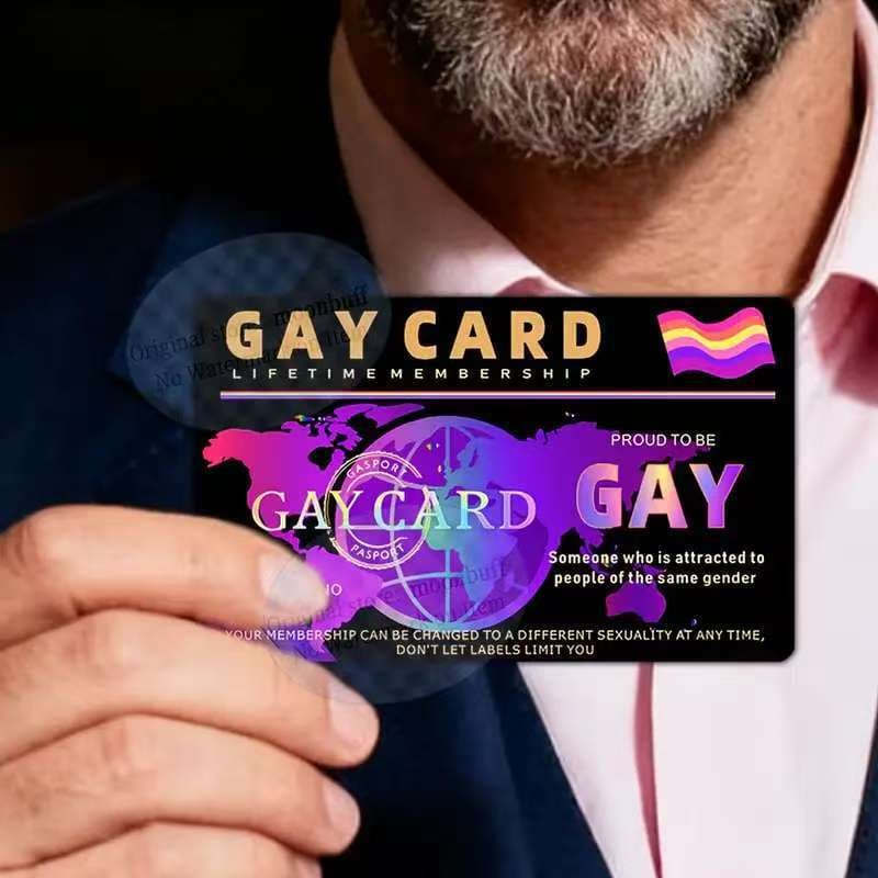 2025 New Foreign Trade Membership PVC Cards Waterproof 8.5X5.4CM Decorative Creative Positive Virtual Membership Cards