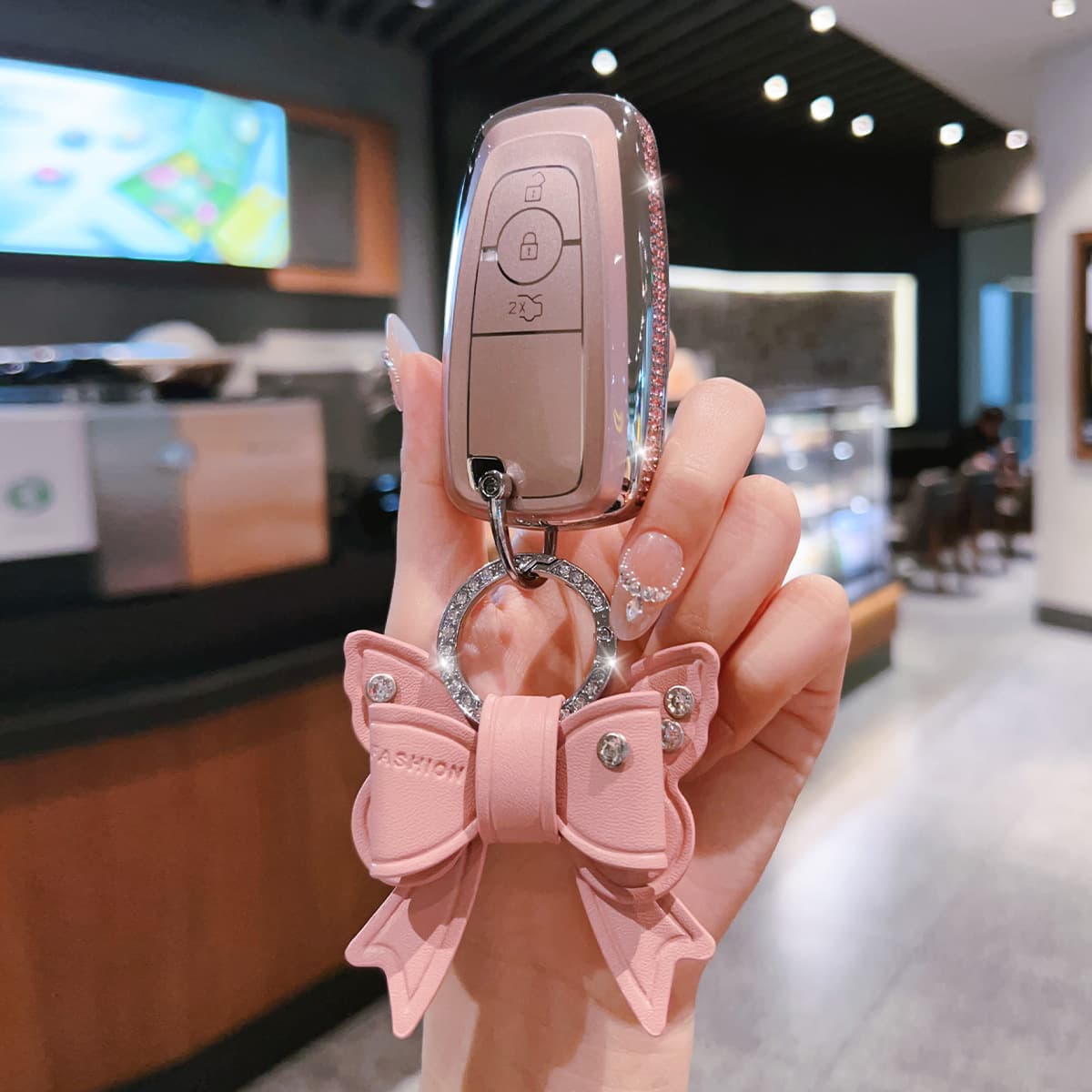 Ford Key Case for Focus, Edge, Escort, Mondeo, Explorer, Edge, Kuga Keychain Cover