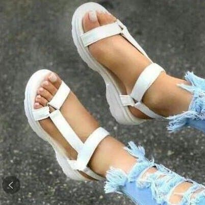 European and American cross-border trade sandals beach women's shoes open-toe summer large size thick sole new platform casual wholesale large size