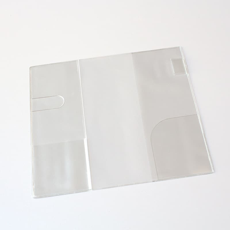 Protective sleeve journal PVC 48K notebook cover waterproof student A6 transparent book cover inner core