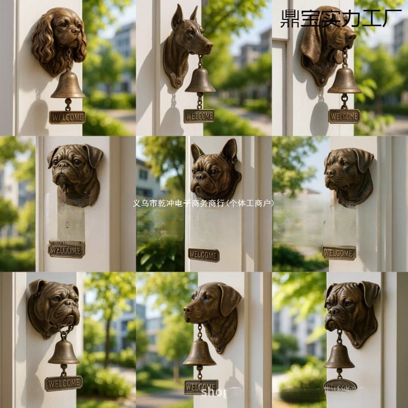 New Cross-Border Product Basset Hound Welcome Doorbell Animal Series Welcome Doorbell