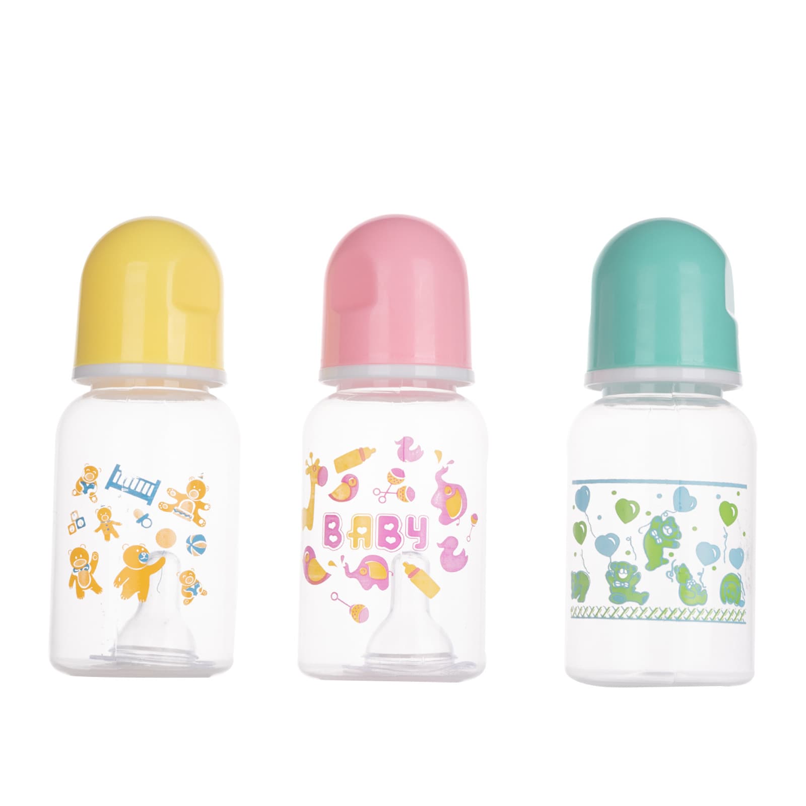 125ml Baby Bottle PP Material Realistic Reborn Doll Accessories Toy Baby Bottle Standard Caliber Feeding