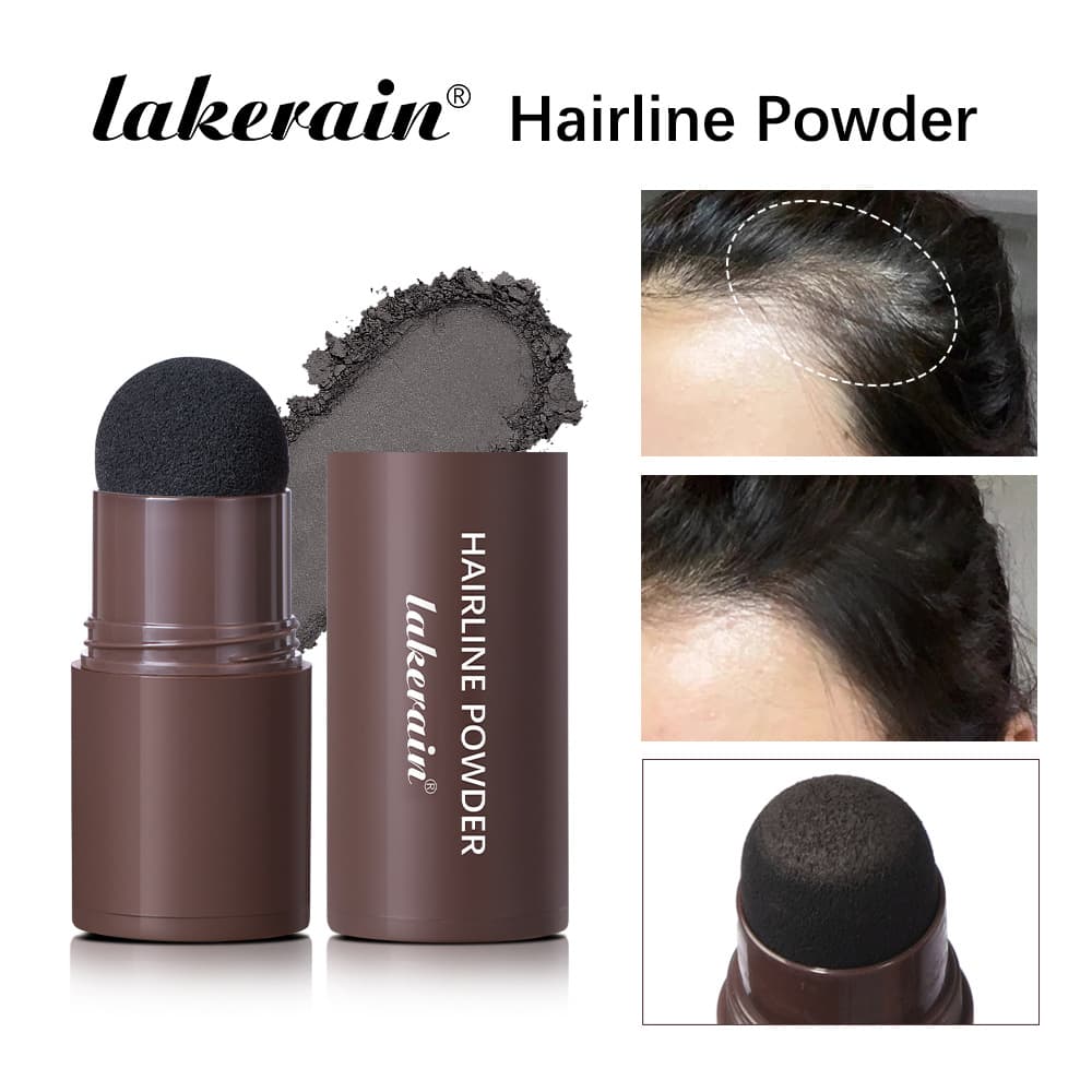 New cross-border Lakerain hairline powder, lazy person's stamp eyebrow powder, hairline contour powder, export makeup.