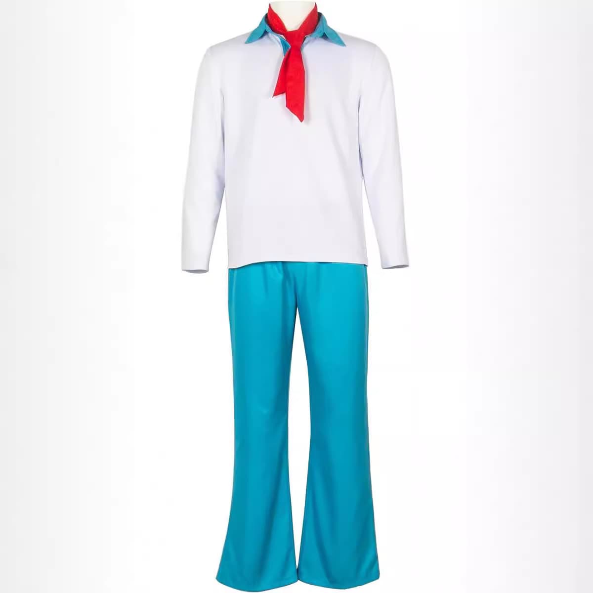 Halloween men's Fred cosplay costume classic movie cosplay shirt pants suit cross-border