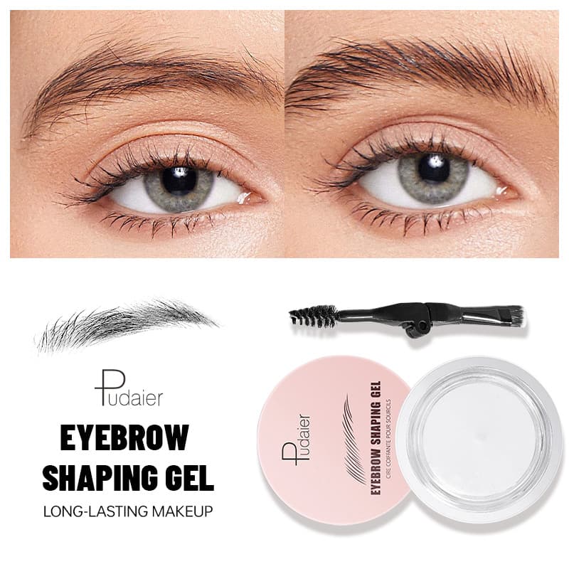 Pudaier Eyebrow Shaping Gel Long-lasting 3D Eyebrow Styling Cream Strong Adhesive For Eyebrow Definition Suitable For All Skin Types