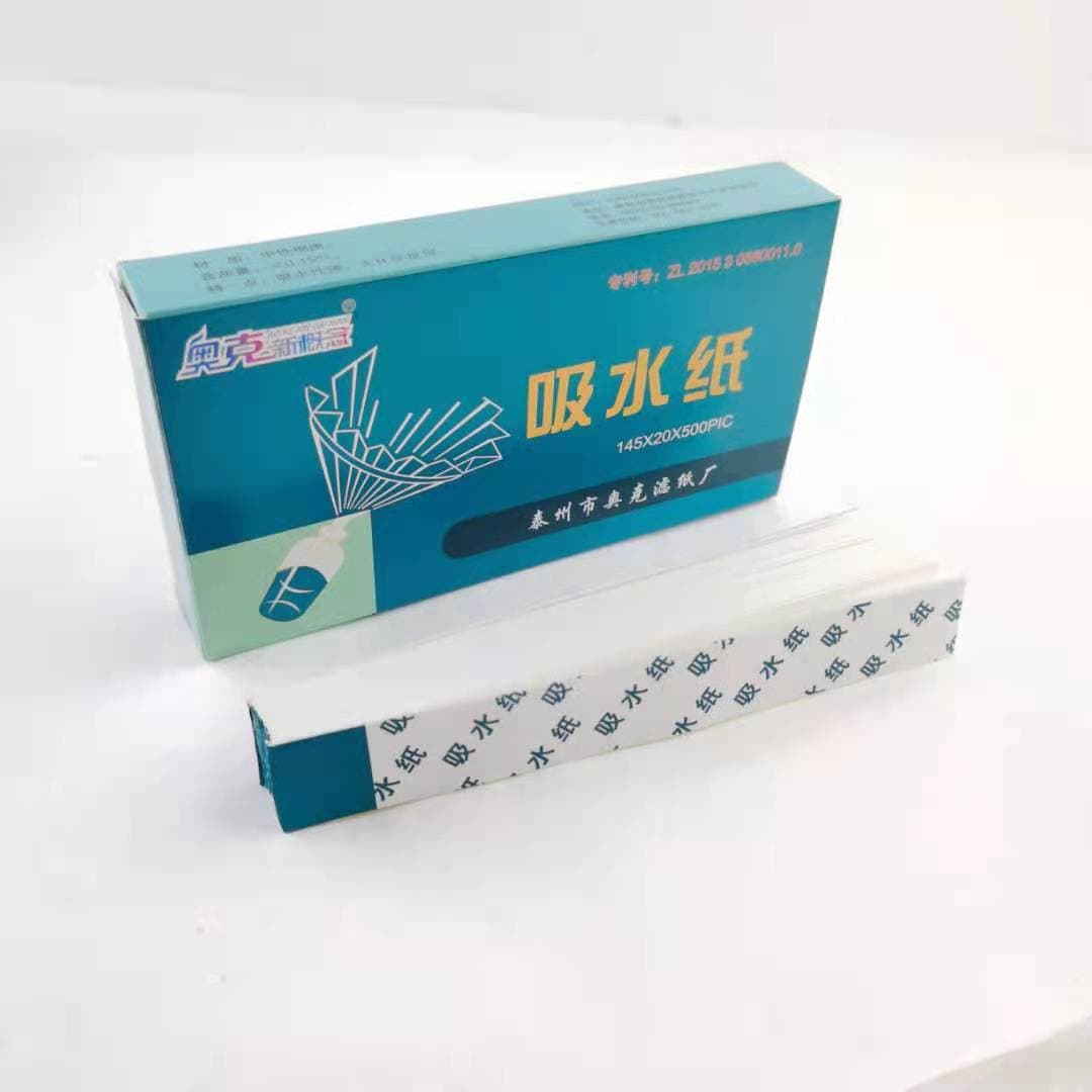 Absorbent Paper 2*14.5cm, 5 Pads/Box, 100 Sheets/Pad
