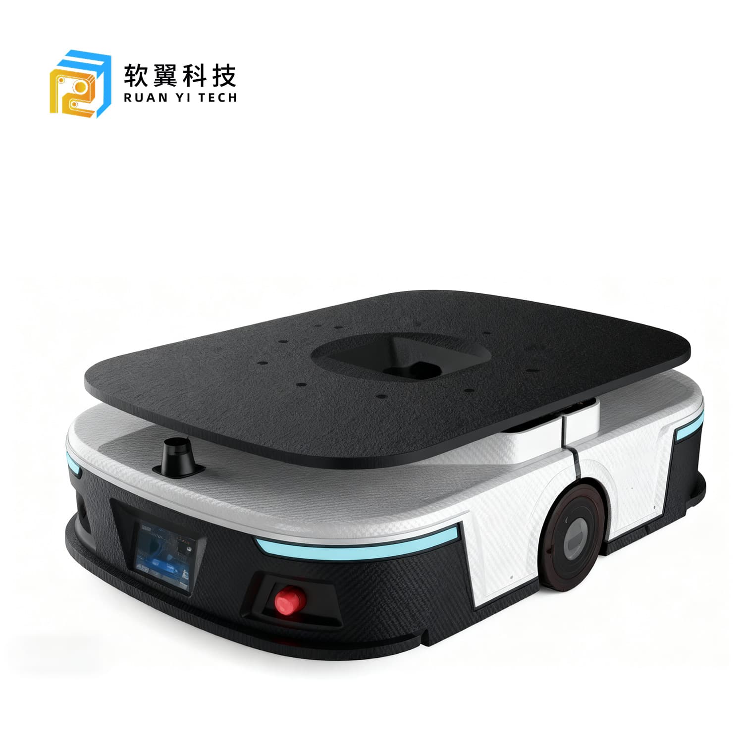 Soft-wing lurking lifting AGV trolley automatic intelligent handling robot for material bins, shelves, and warehouses - smart warehousing