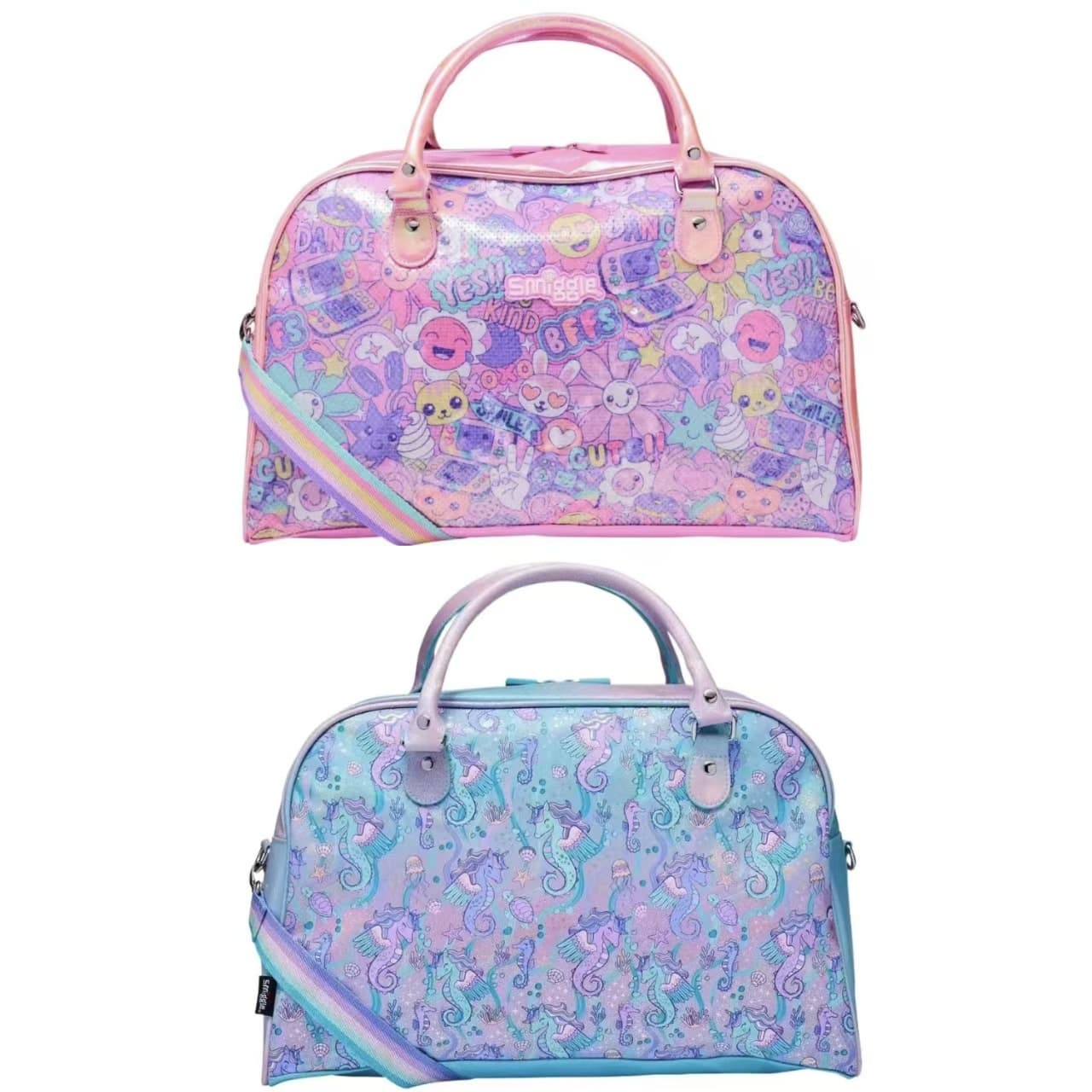 Australia Smiggle Travel Large Bag, Travel Bag for Primary and Secondary School Students, Large Capacity Crossbody Bag