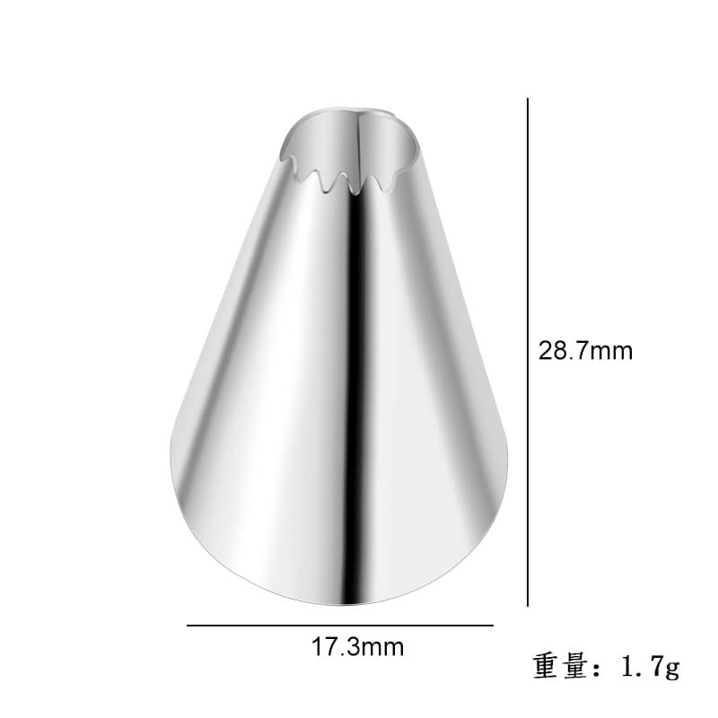 Wholesale 48-Piece Stainless Steel Piping Nozzles Baking Cake Decorating Tools DIY Cream Icing Piping Nozzles Small Size