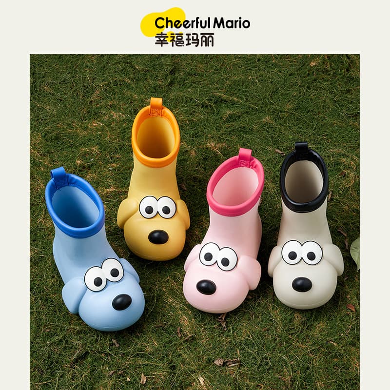 Happy Mary Children's Rain Boots, Waterproof Rain Boots for Small to Medium Kids, Boys' and Girls' Mid-calf Rain Boots