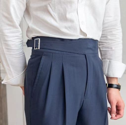 Men's Trousers / Men's Loose Casual Trousers / Men's Wide Waist