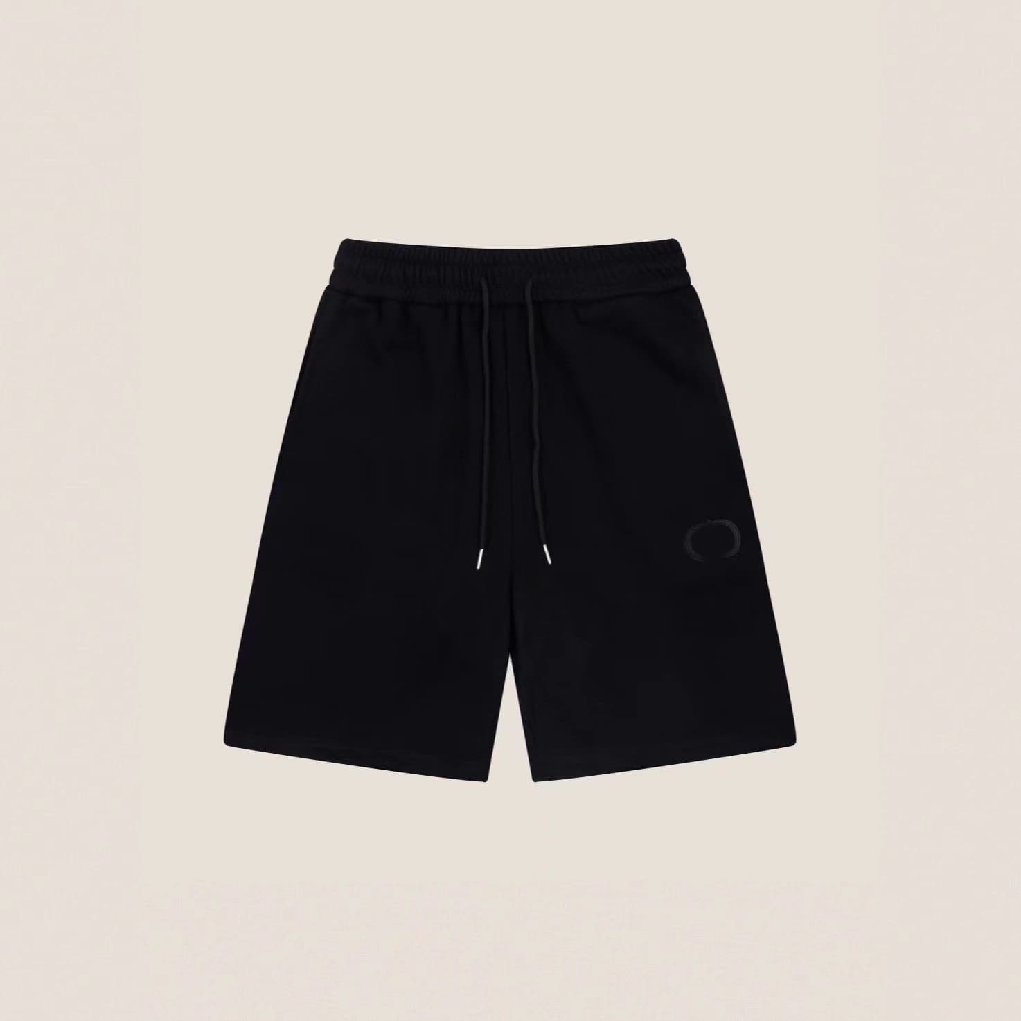 Summer Cd Letter Small Logo 3D Embroidered Shorts Men's Casual Loose Large Size Trendy Five-Point Thin Shorts
