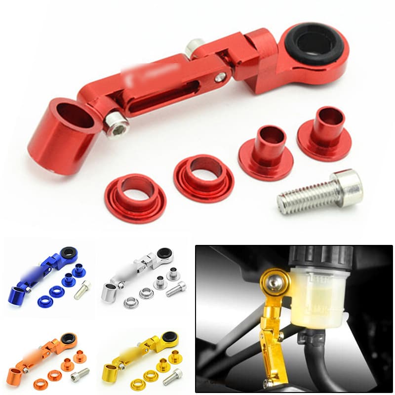 Motorcycle Accessories Modified Direct Push Brake Lever Oil Cup Bracket Aluminum Multi-angle Master Cylinder Oil Cup Bracket
