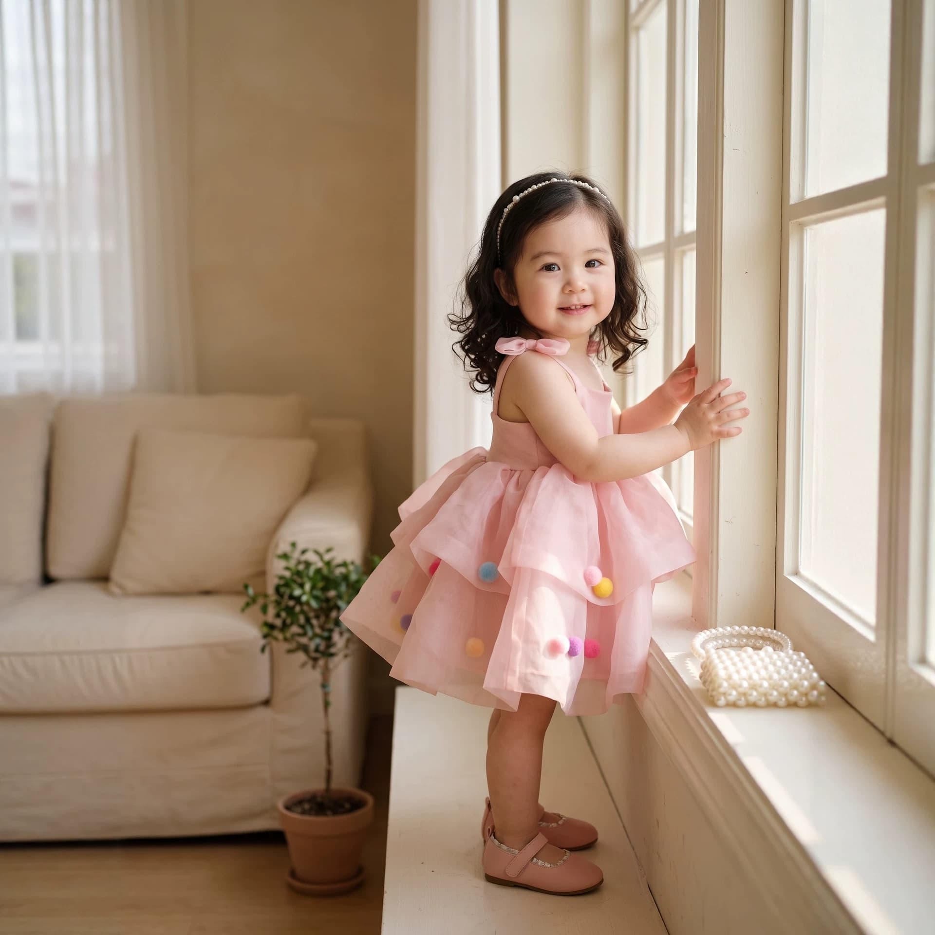 Carefully selected girls' suspender princess skirt, new children's clothing, summer baby Korean mesh skirt, children's butterfly dress