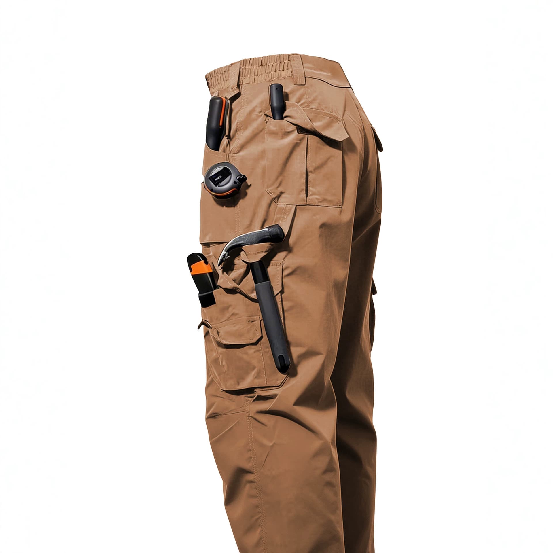 Cross-border Men's Outdoor Tactical Cargo Pants, Wear-resistant Multi-pocket Straight-leg Pants, Quick-dry Waterproof Sports Pants 1038