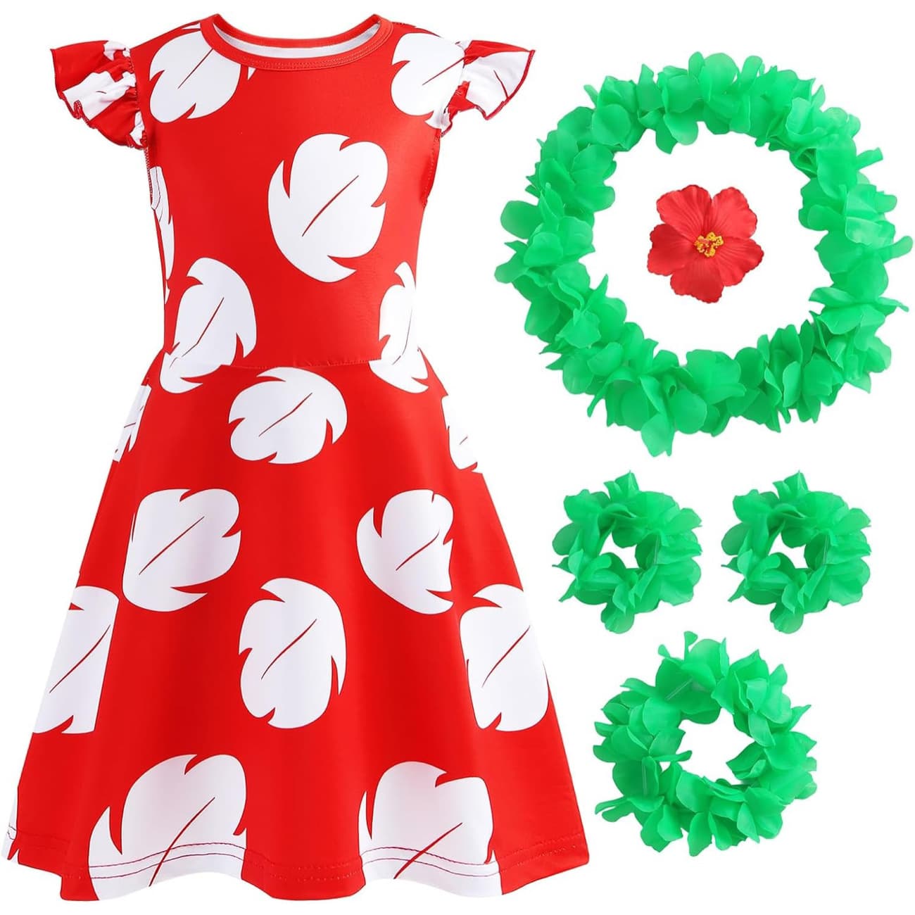 Spot goods! Lilo and Lolita lilo girls skirt girls flying sleeve dress s2606