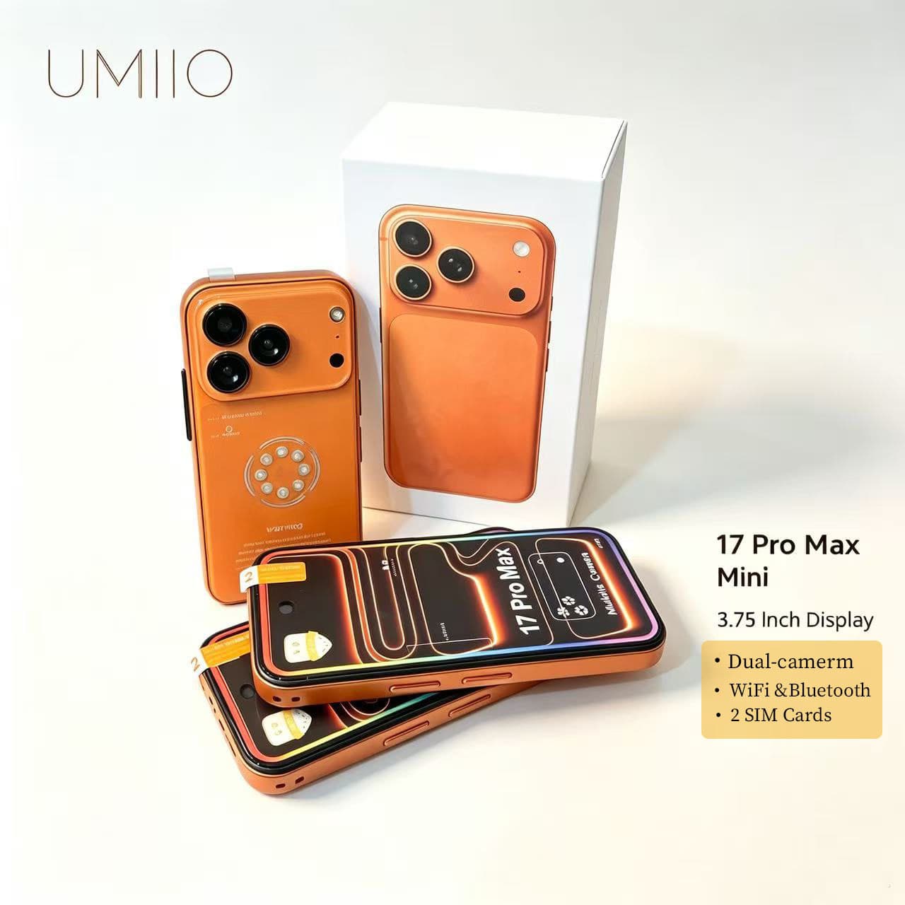 UMIIO new mini i17Promax smartphone 3.75 screen Android mini foreign trade smartphone