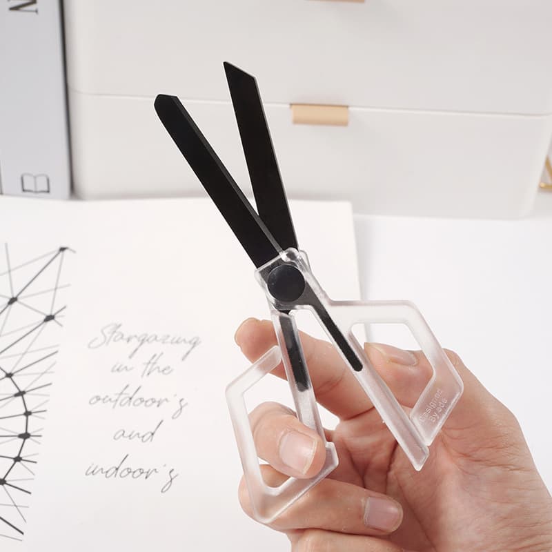 Oule Wholesale Stainless Steel Scissors Medium Size for Office Home Children Students Scissors Household Scissors Factory Direct