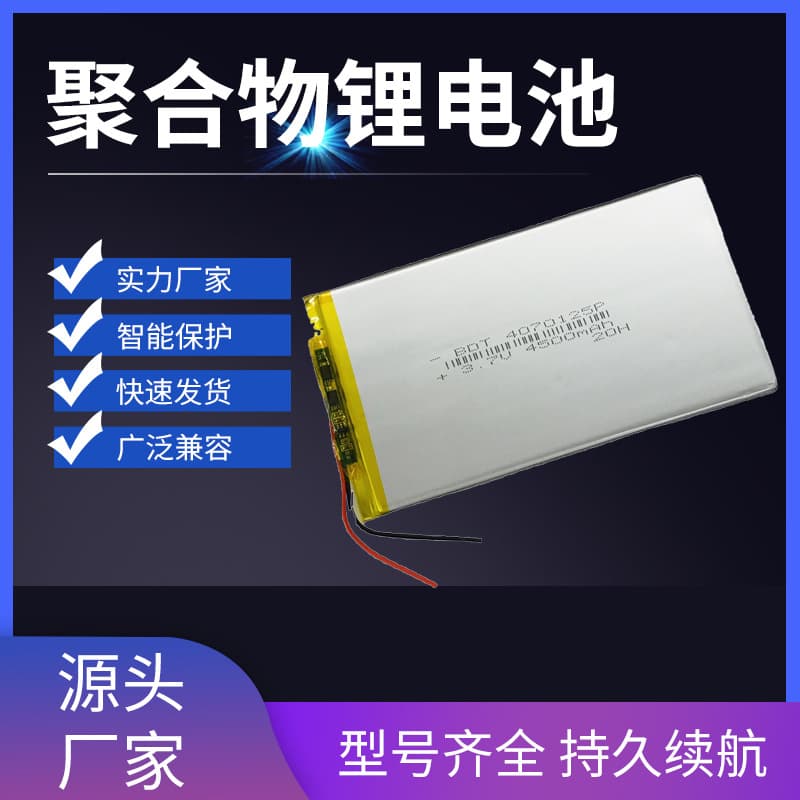 4070125 Polymer Lithium Battery 3.7V 4500mAh Built-in Battery for Digital Photo Frame Tablet PC