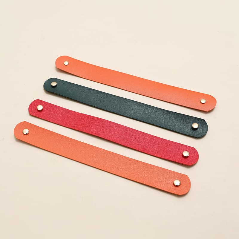 Wholesale PU Leather Straps for Gift Box Accessories, Wedding Candy Box Handles, High-End Speaker Handles