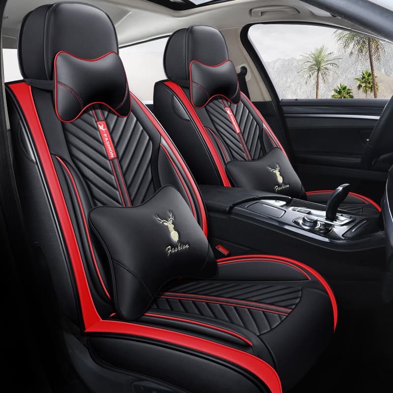 2020 New Full Leather Cartoon Unicorn Car Seat Cover Universal