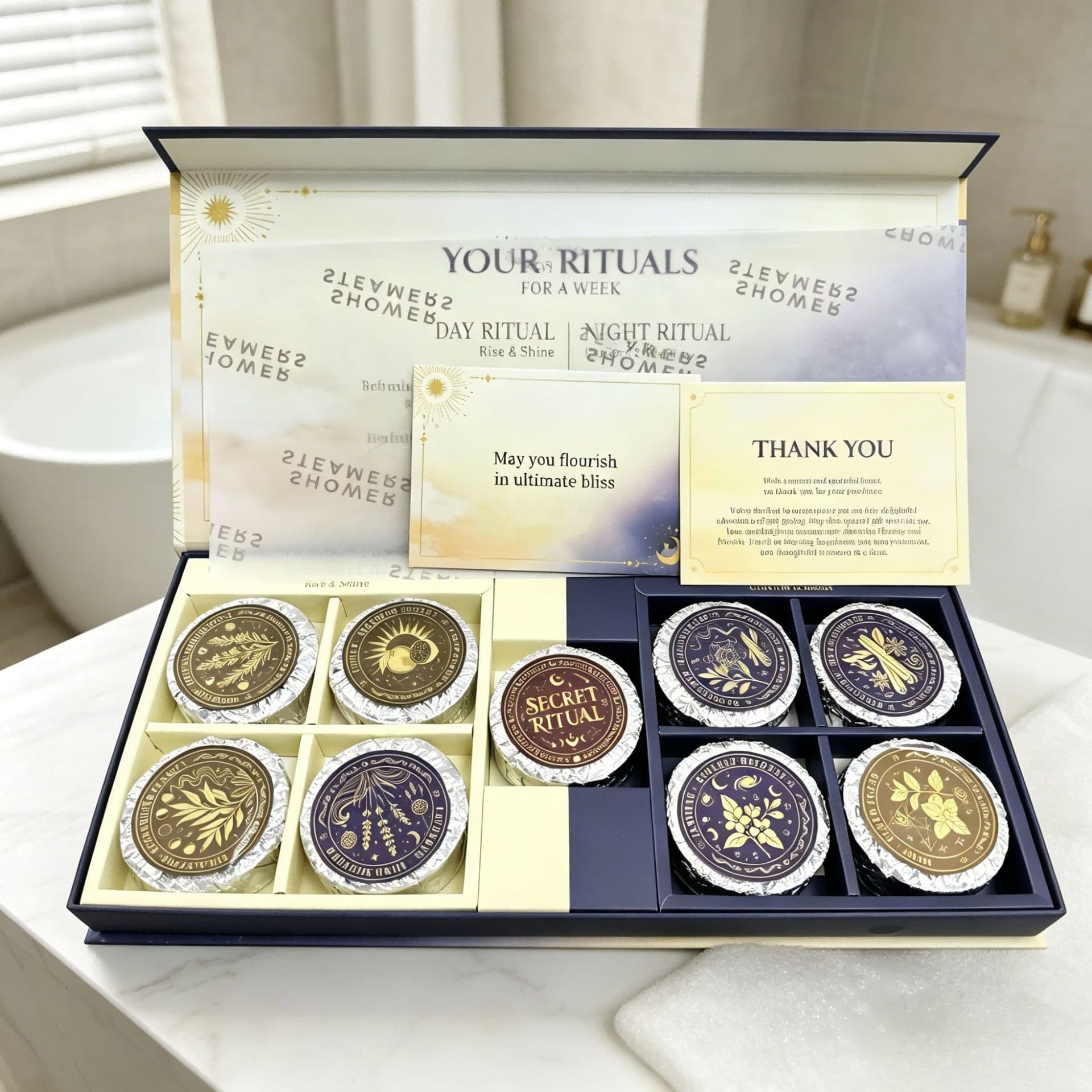 Custom Cross-Border Aroma Shower Tablets OEM Scented Essential Oil Shower Tablets Hotel Shower Tablet Set OEM Processing Private Label