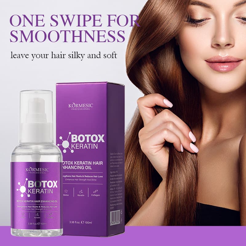 KORMESIC (All English) Keratin Hair Care Oil - Cross-border E-commerce Manufacturer