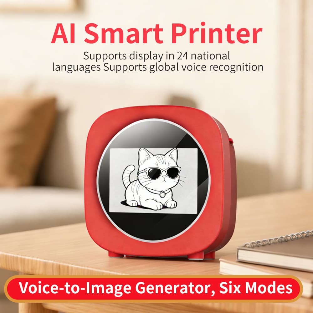 New Cross-border X16 AI Voice One-Sentence Generation Thermal Printer AI Mini Pocket Small Printer