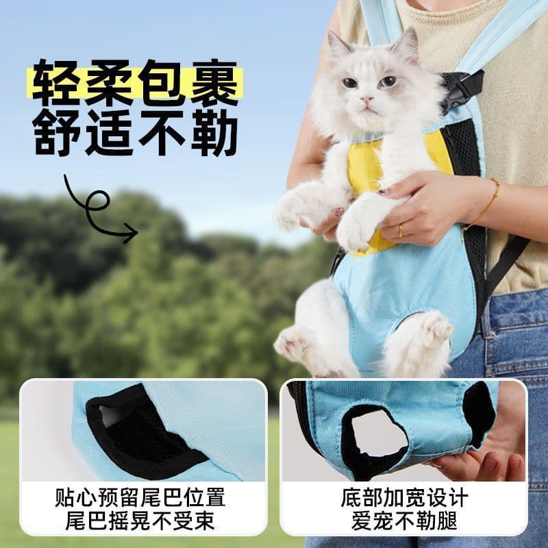 Cat backpack, portable bag, cat carrier, dog backpack, cat pocket, cat bag, cat bag, pet backpack, lightweight and breathable
