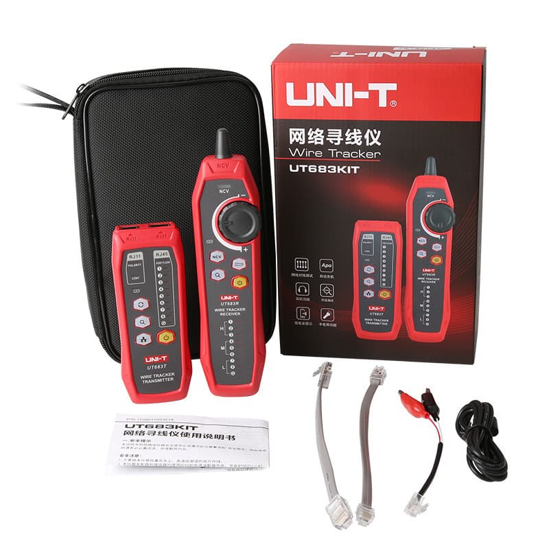 Unilide UT683KIT network line hunter line checker line measuring line inspection instrument anti-interference network tester