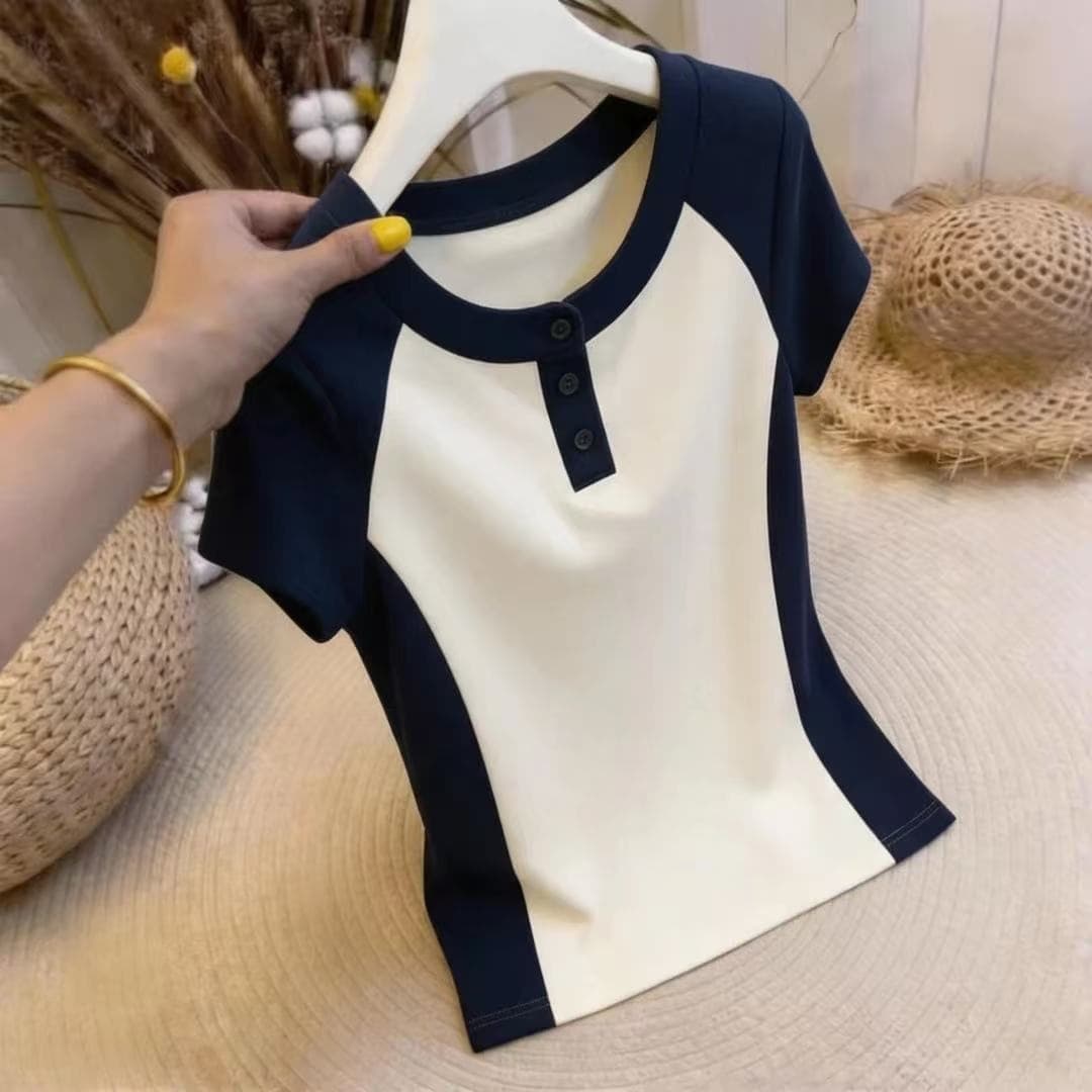 Women's short-sleeved new mother's clothing middle-aged loose high-end small shirt middle-aged women's T-shirt short-sleeved slim large size