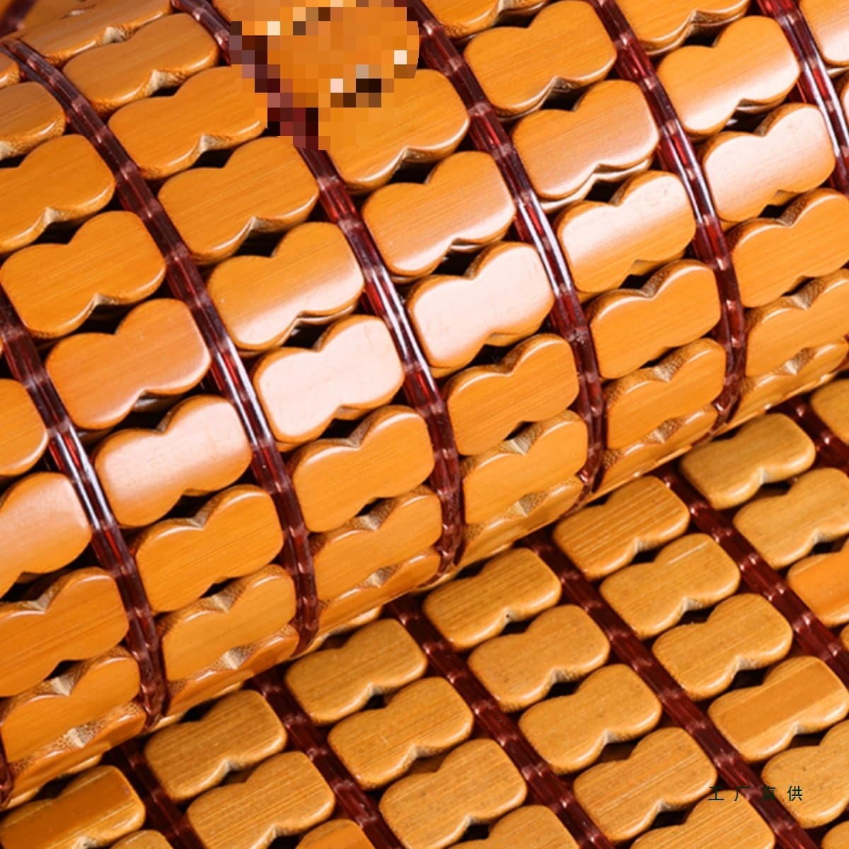 Summer Mahjong Cooling Mat Bamboo Mat Carbonized Mahjong Mat 1.5m 1.8m Student Single/Double 1.2m Foldable Bed Mat