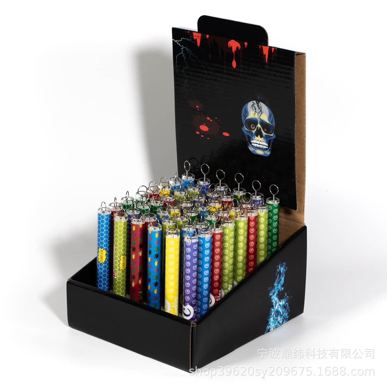 Manufacturer supplies flower paper glass pipes 100mm-110mm glass straight tube OG pipe straw