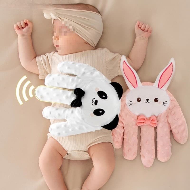 Baby Soothing Sleep Aid Electric Hand Patting Doll with Automatic Lullaby and Swaddle, Free Shipping