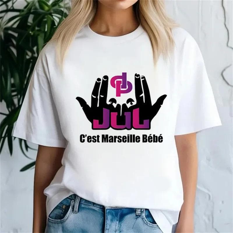 European size pure cotton Jul t-shirt female kawaii Punk graphic Grunge tshirt