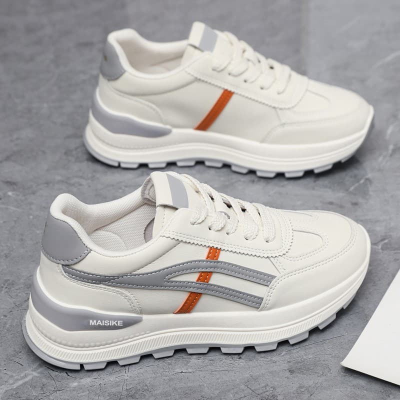 Trendy Women's Shoes 2026 New Chunky Platform Agility Sneakers Soft Sole Running Shoes Lightweight Non-Slip Student Athletic Shoes