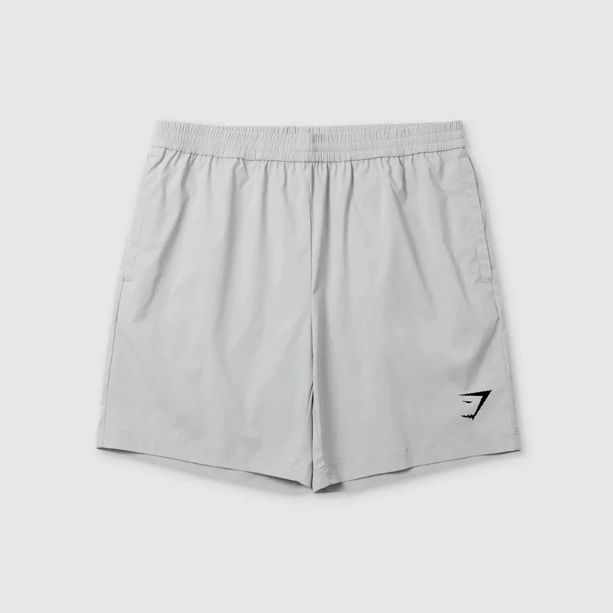 GYMSHARK Men's Shorts, Summer Quick-Dry Breathable Muscle Training 3/4 Shorts, Outdoor Workout Shorts