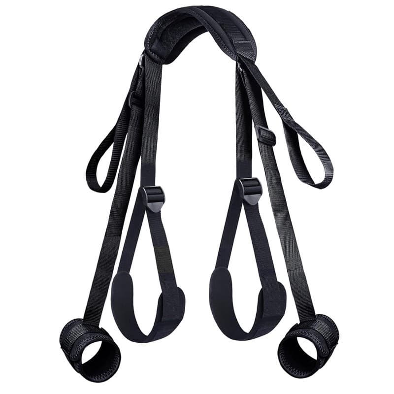 Cross-border SM Spider Web Bed Restraint Strap Upgraded Reinforced Adjustable Bed Four-Corner Hand and Foot Restraint SM Set