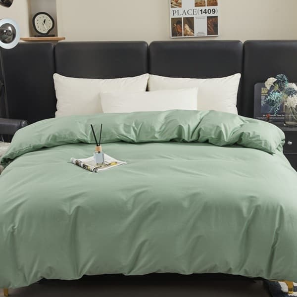 Pure Cotton Light Green Duvet Cover Single Piece 100% High Count High Density Light Mung Bean Green Willow Green Apple Green Light Green Duvet Cover