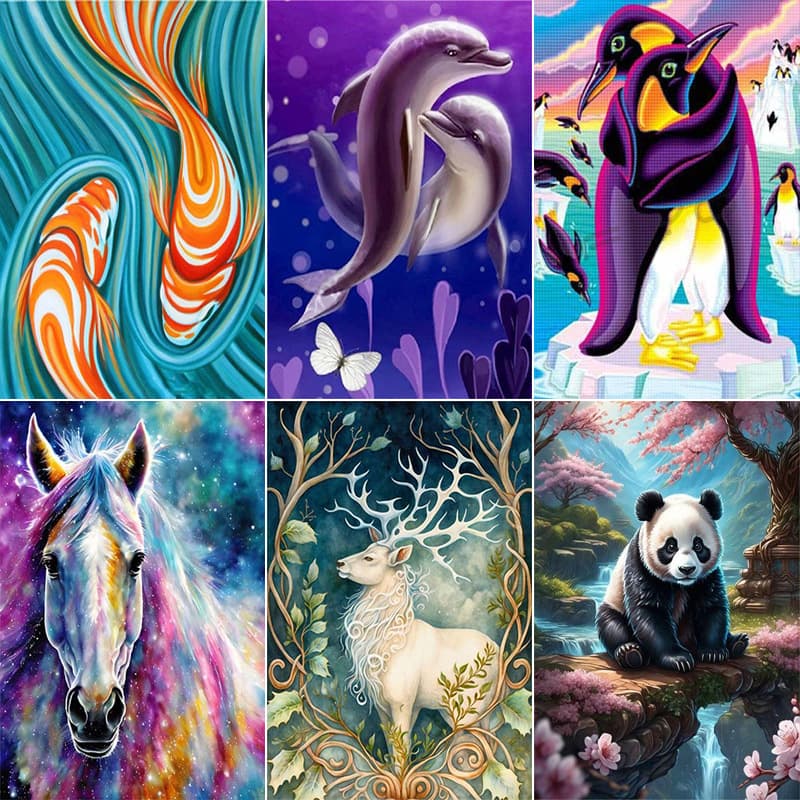 Cross Stitch 2026 New Model Amazon TIKTOK Cross-Border Wholesale Full Stitch Hot Selling Hand Embroidery DIY Kit