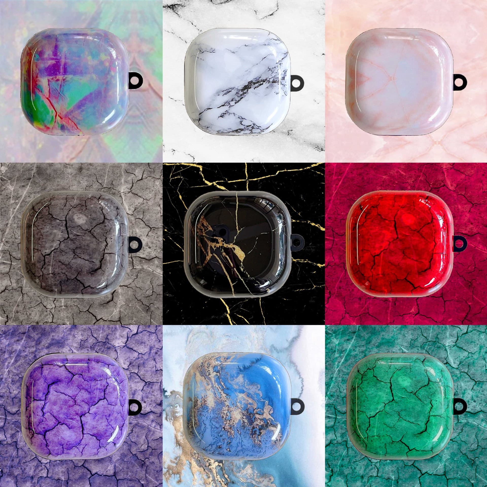 Suitable for Samsung Galaxy buds 2 pro wireless bluetooth headphone shell water sticker marble pro