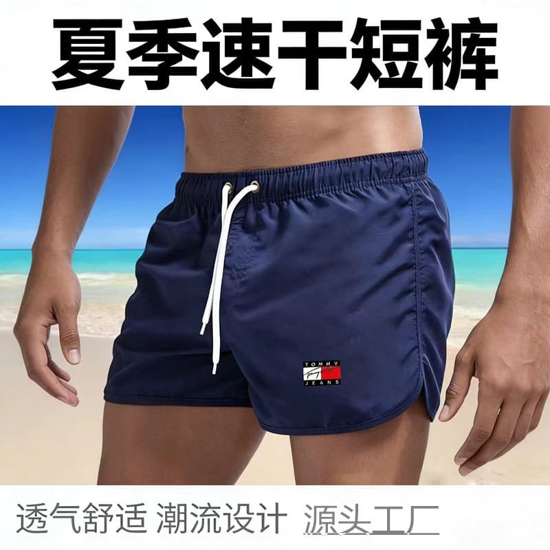 New Summer Men's Casual Multi-Color Sports Swimming Shorts for Beach, Wish Amazon Export Style