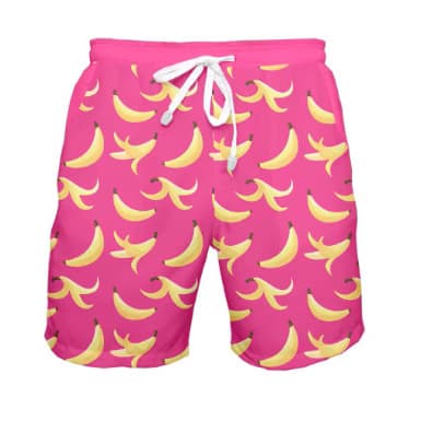 Watermelon Pattern Beach Shorts Fruit 3D Print Men's Hawaiian Swimwear Surfing Vacation Board Shorts Swim Trunks