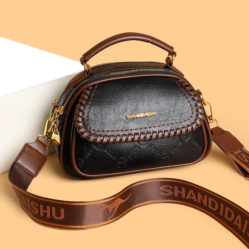New Niche Design Fashion Trendy Women's Small Square Bag Elegant Commuter Versatile Shoulder Bag Large Capacity Crossbody Bag