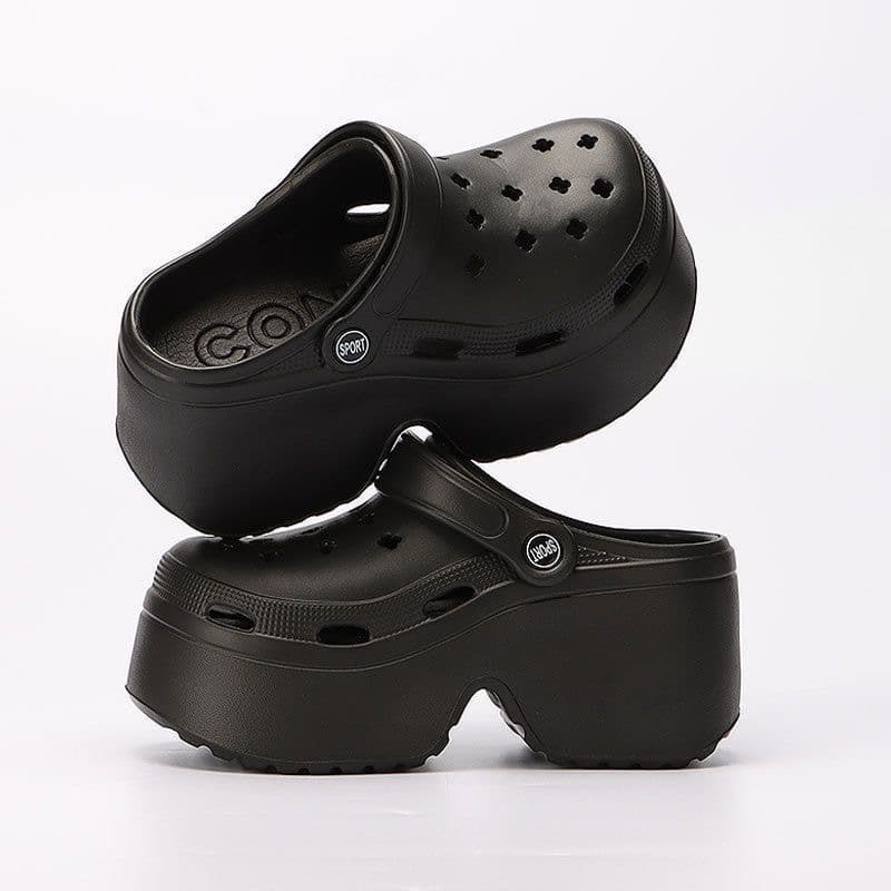 Thick-Soled Croc-Style Sandals for Women, Summer Home Slippers, Couples EVA Sandals