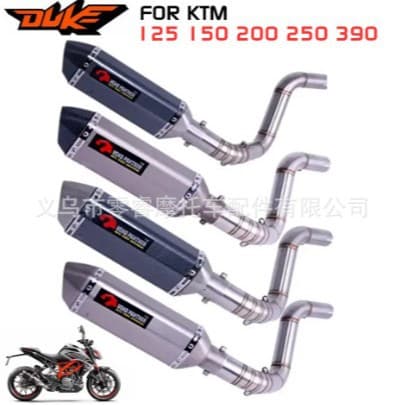 Motorcycle Exhaust Pipe Mid-Section for KTM DUKE 125 200 390 RC390