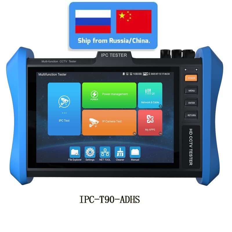 Netcom 4K Engineering Bao IPC-T90ADHS network analog video surveillance tester one-click test POE supply