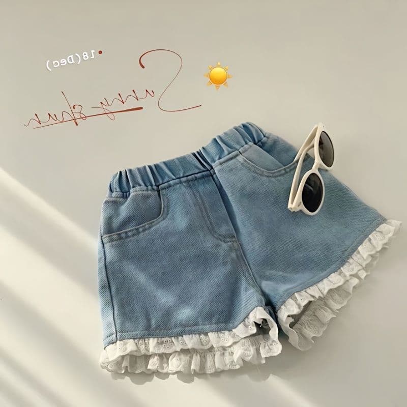 Girls' Shorts Summer Outerwear Baby Jeans 2026 Fashion Thin Style Girls' Children's Summer Pants