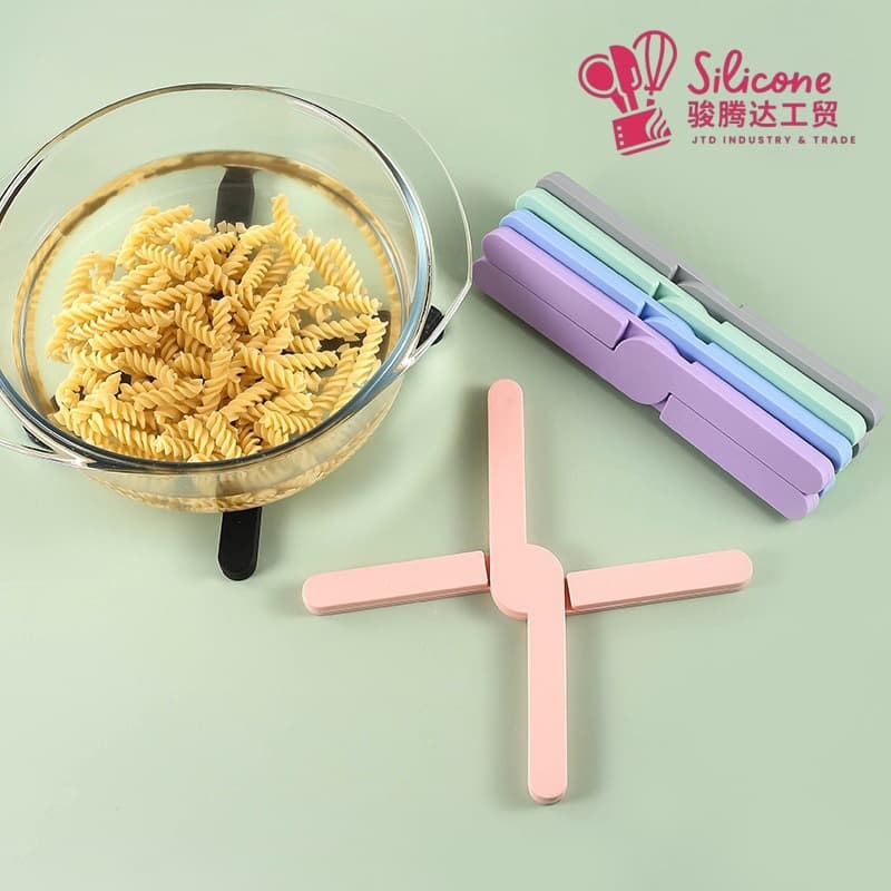 Silicone cross insulation mat, table mat, coaster, anti-scalding mat, placemat, pot mat, bowl mat, home plate mat, casserole mat